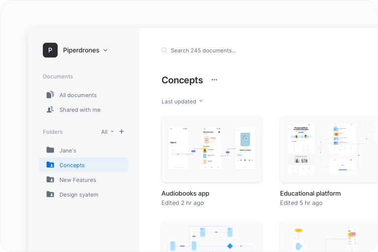 A sequence of user avatars over an Overflow team view interface window.