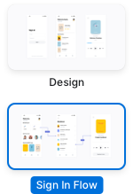 Overflow's sidebar, showing a presentation with two separate boards.