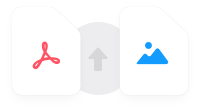 An icon of a folder, containing PDF and image files.