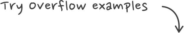 Try Overflow examples